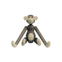 Kay Bojesen Denmark Figurer & Glaskunst-Abe lille, eg/røget eg