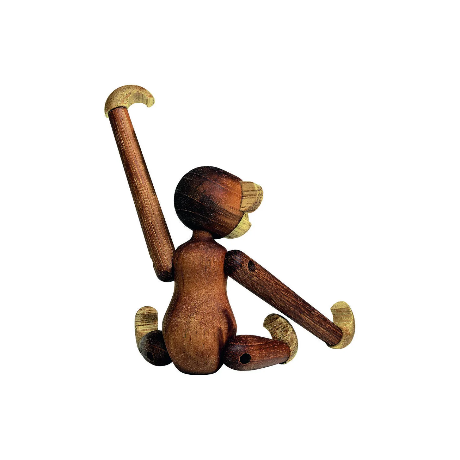 Kay Bojesen Denmark Figurer & Glaskunst-Abe mini, teak/limba