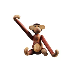 Kay Bojesen Denmark Figurer & Glaskunst-Abe stor, teak/limba