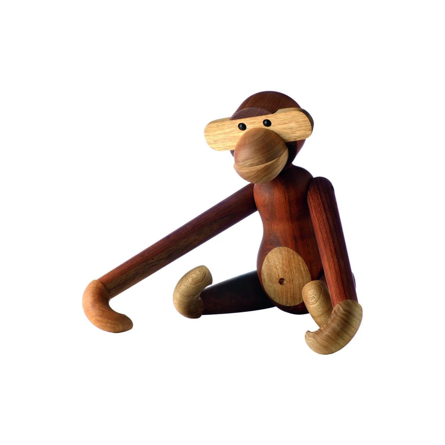 Kay Bojesen Denmark Figurer & Glaskunst-Abe stor, teak/limba