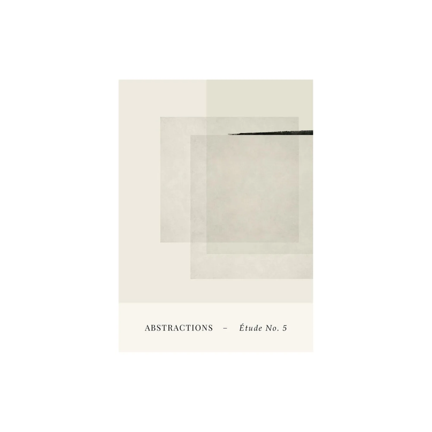 Peléton Plakater & Rammer * Abstractions Etude No 5