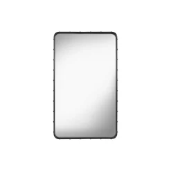 GUBI Vægspejle-Adnet Rectangular Wall Mirror, black