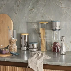 Georg Jensen Køkkenopbevaring-ALFREDO opbevaringsdåse large 1,5 L, glas/grøn