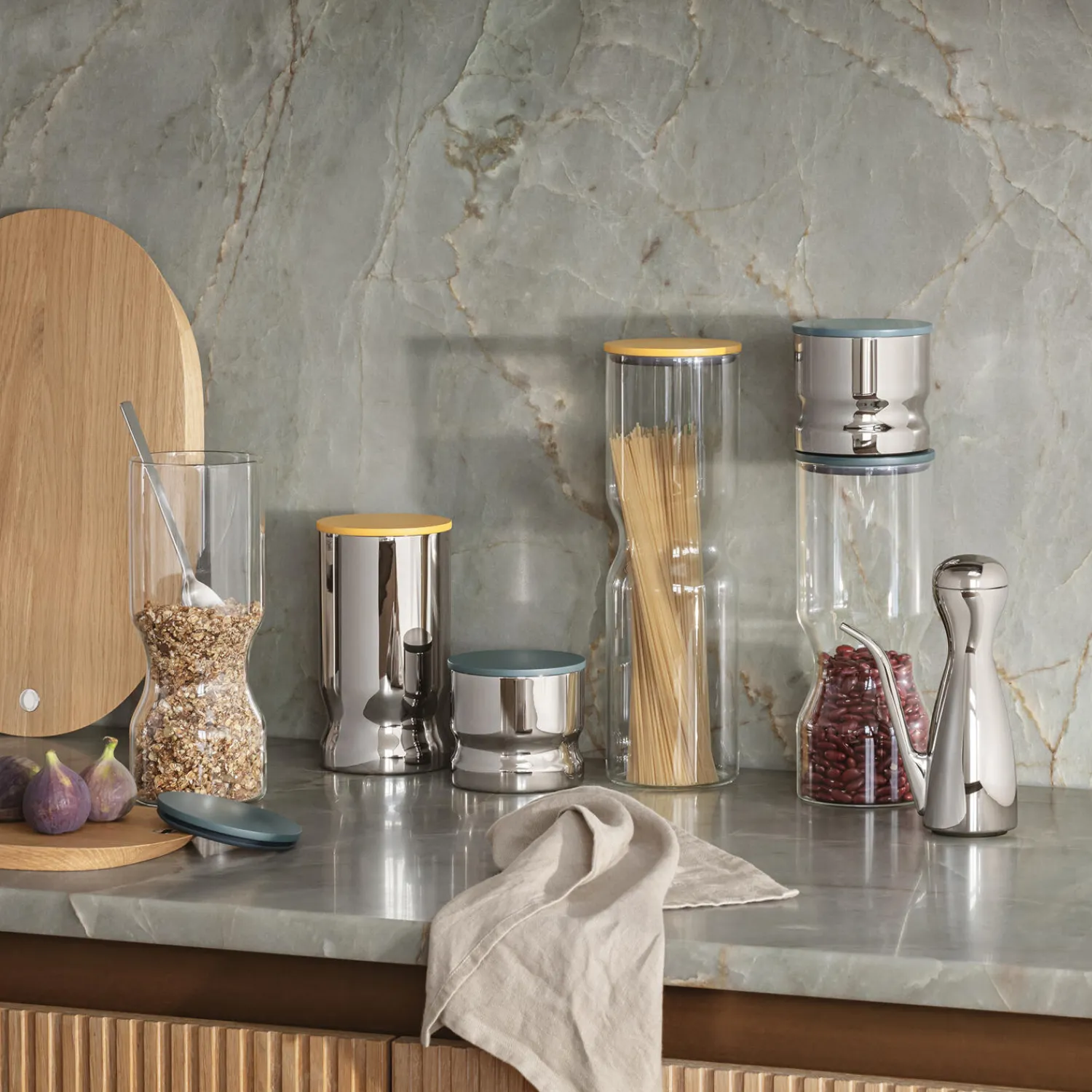 Georg Jensen Køkkenopbevaring * ALFREDO opbevaringsdåse X-large 2 L,