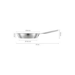 Fiskars Gryder & Pander-All Steel stegepande Ø 24 cm