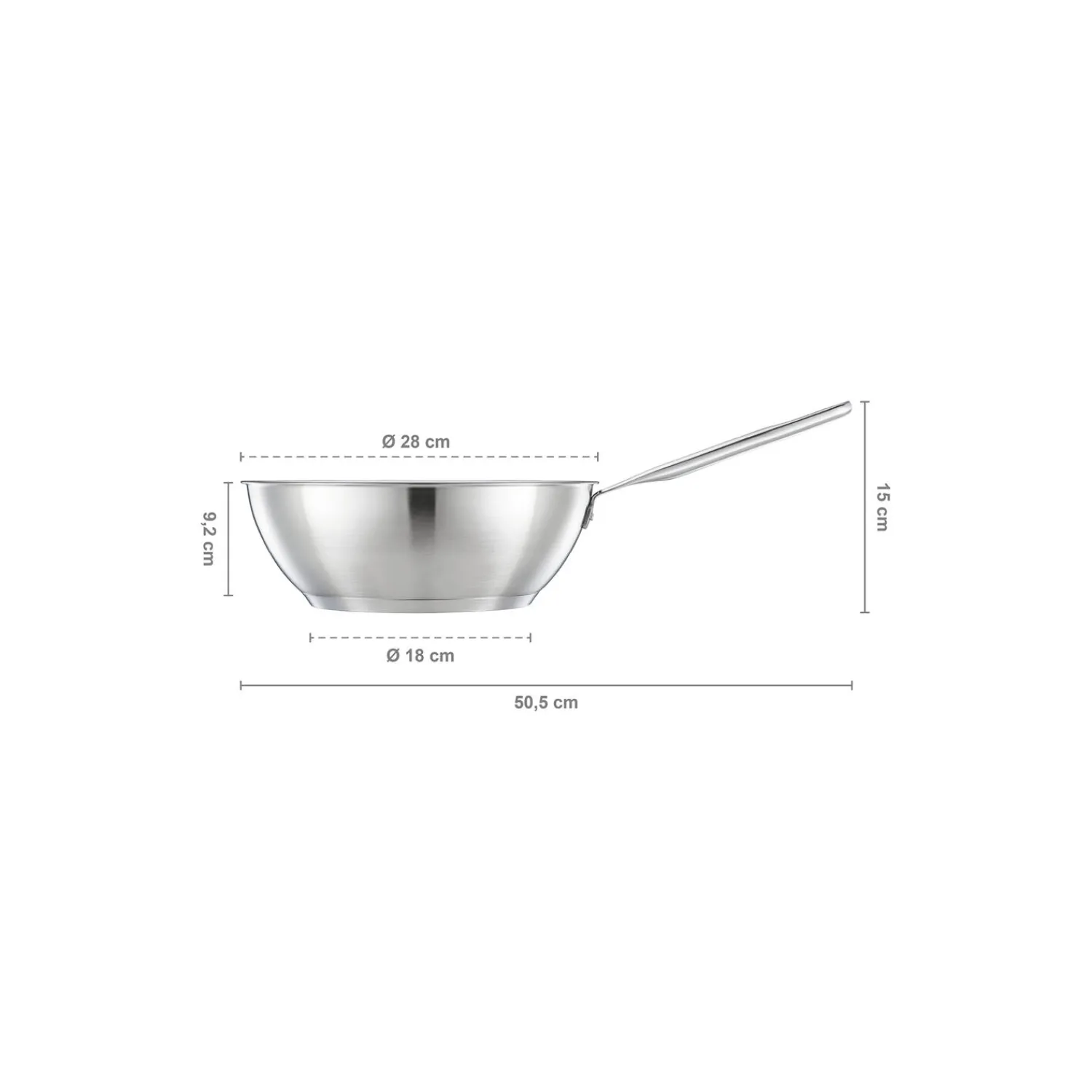 Fiskars Gryder & Pander * All Steel wok Ø 28 cm