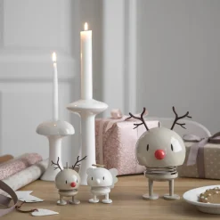 Hoptimist Figurer & Glaskunst-Angel Bumble, white