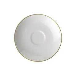 Villeroy & Boch Kopper & Krus * Anmut Gold Underkop til Tekop, hvid/guld