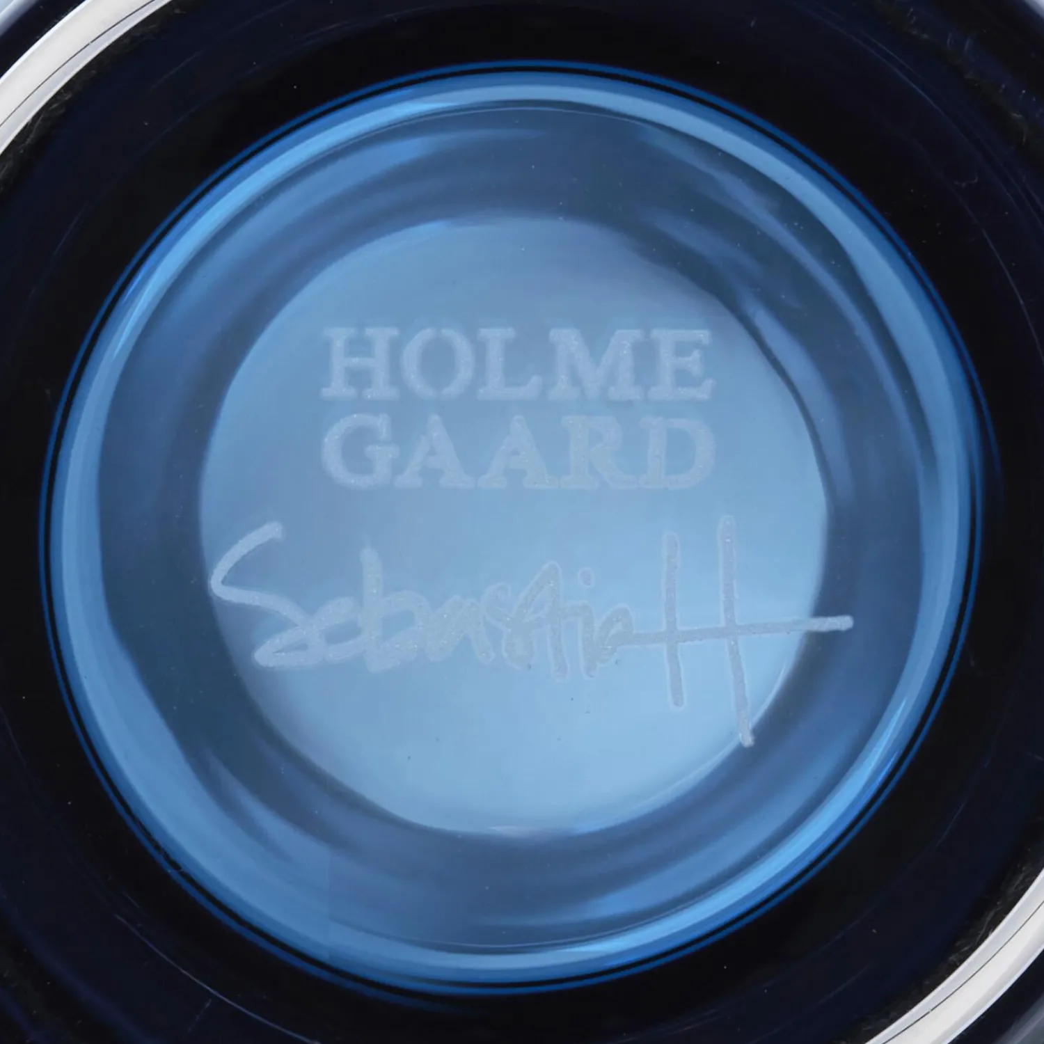 Holmegaard Vaser-ARC vase, mørk blå