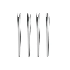Georg Jensen Bestik * Arne Jacobsen kagegaffel 4 stk.