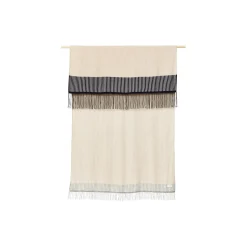 Form & Refine Plaider-Aymara Throw, stripes