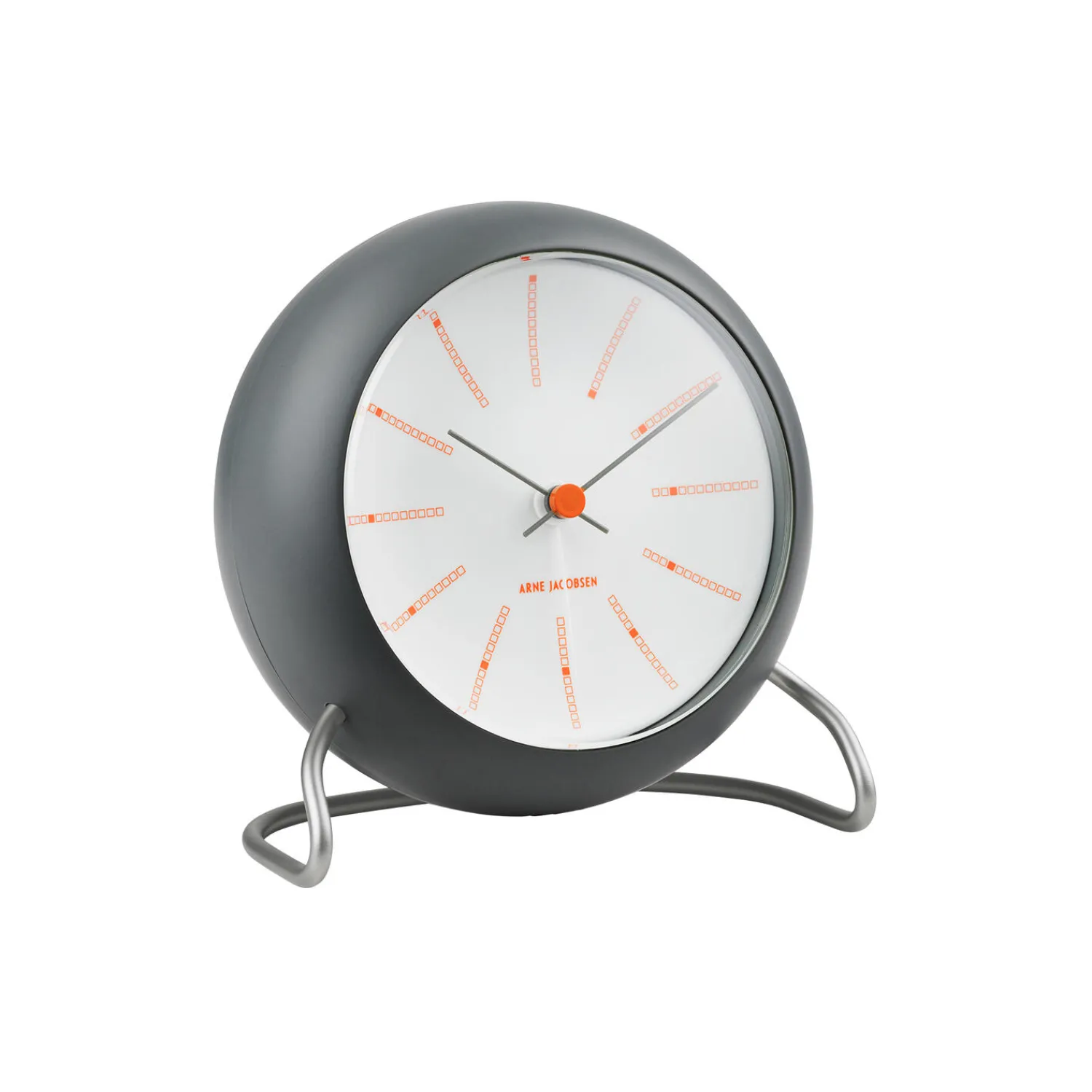 Arne Jacobsen Clocks Ure-Bankers Bordur, mørk grå