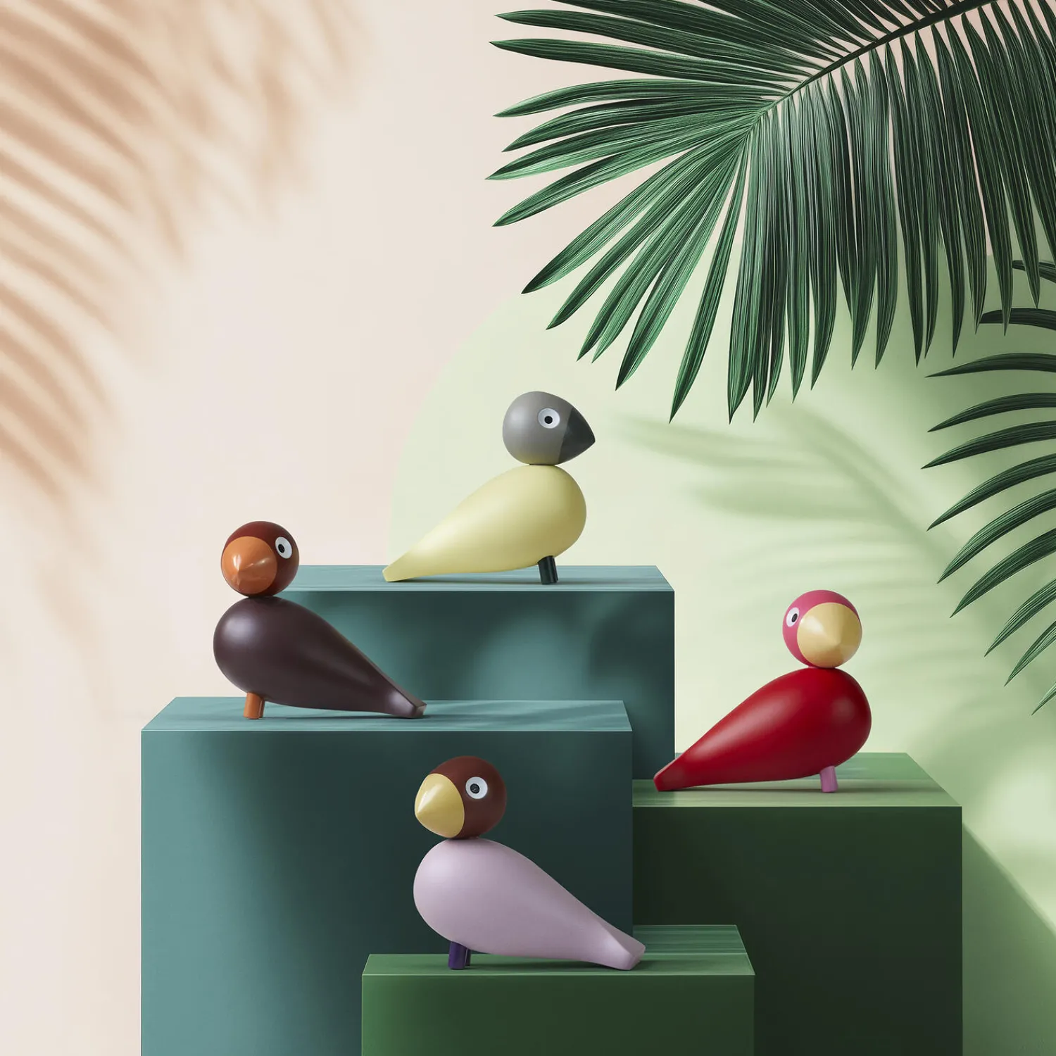 Kay Bojesen Denmark Figurer & Glaskunst-Bella Year Bird 2025, creme/grå