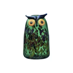 Iittala Figurer & Glaskunst-Birds by Toikka hornugle, pine green