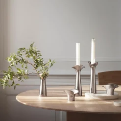 Georg Jensen Lysestager-Bloom Botanica fyrfadsstage 2 stk