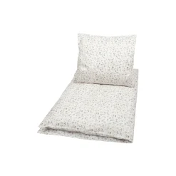 Børn Müsli by Green Cotton Soveudstyr|Sengetøj-BLOOM junior sengetøj, balsam cream/peony/jasmin blue