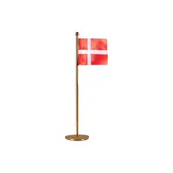 Piet Hein Pynt-Bordflagstang, messing
