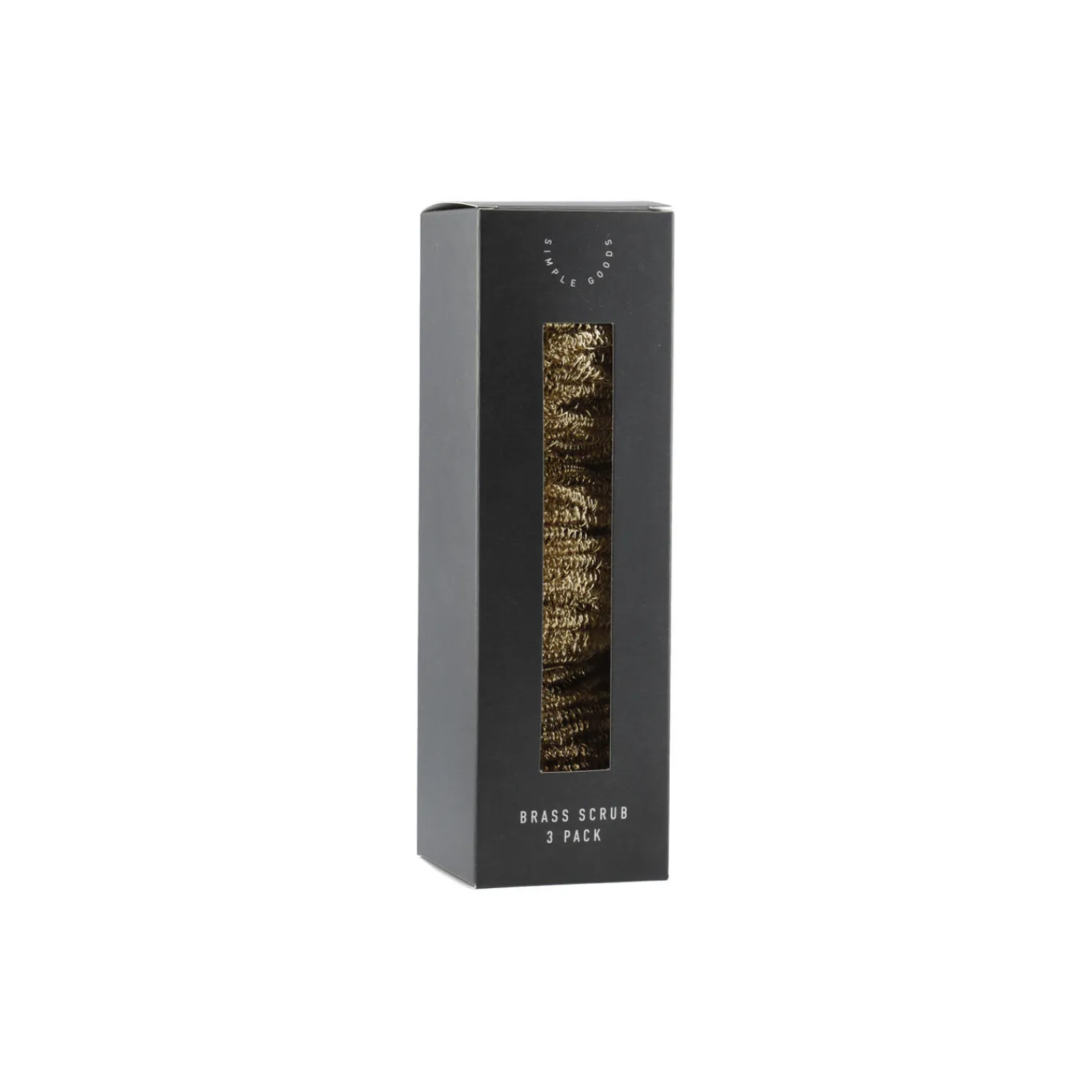 Simple Goods Køkkenudstyr-Brass Scrub, 3 pcs