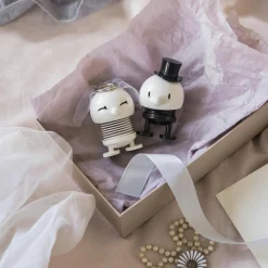Hoptimist Figurer & Glaskunst-Bride & Groom