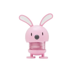 Hoptimist Figurer & Glaskunst * Bunny, light red