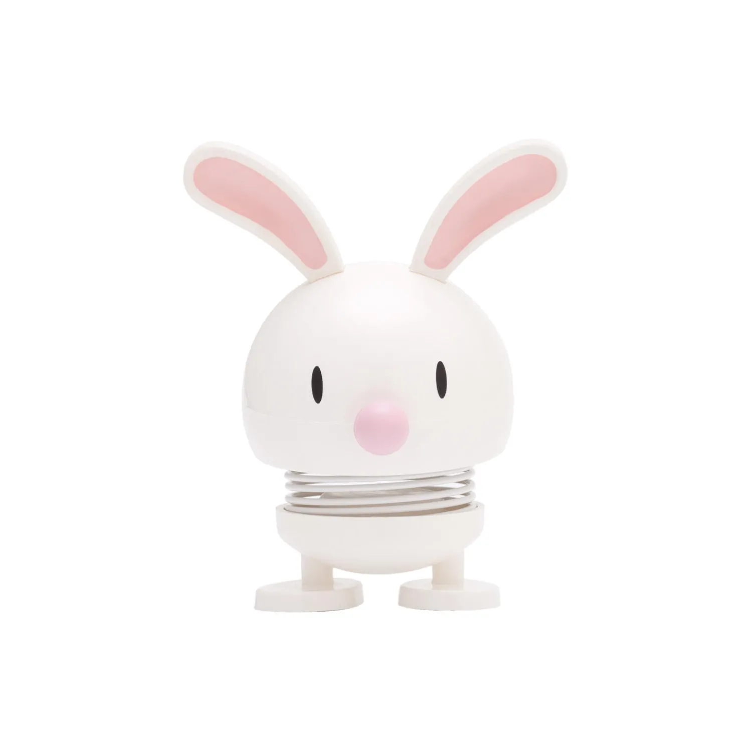 Hoptimist Figurer & Glaskunst-Bunny, white