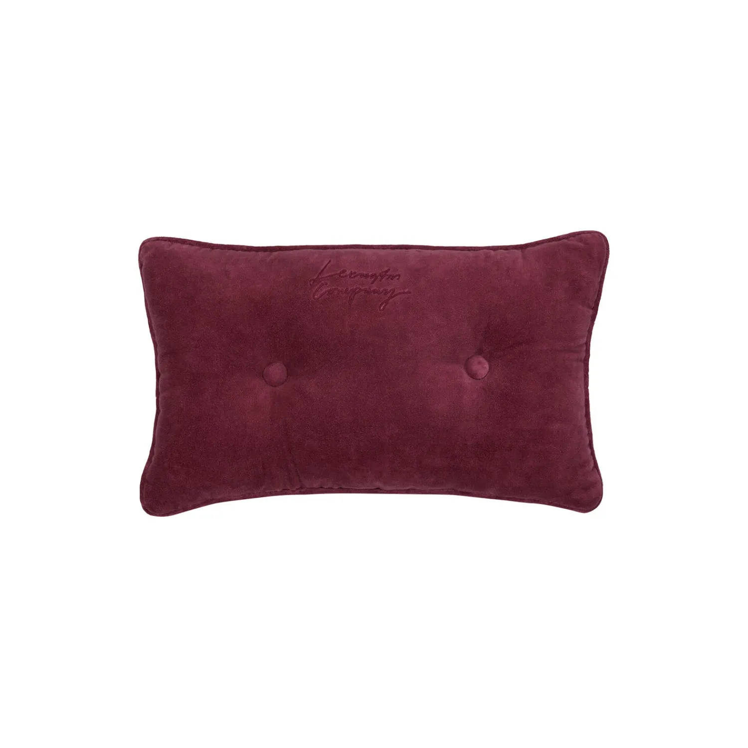 Lexington Pyntepuder & Hynder-Buttoned Pillow, burgundy