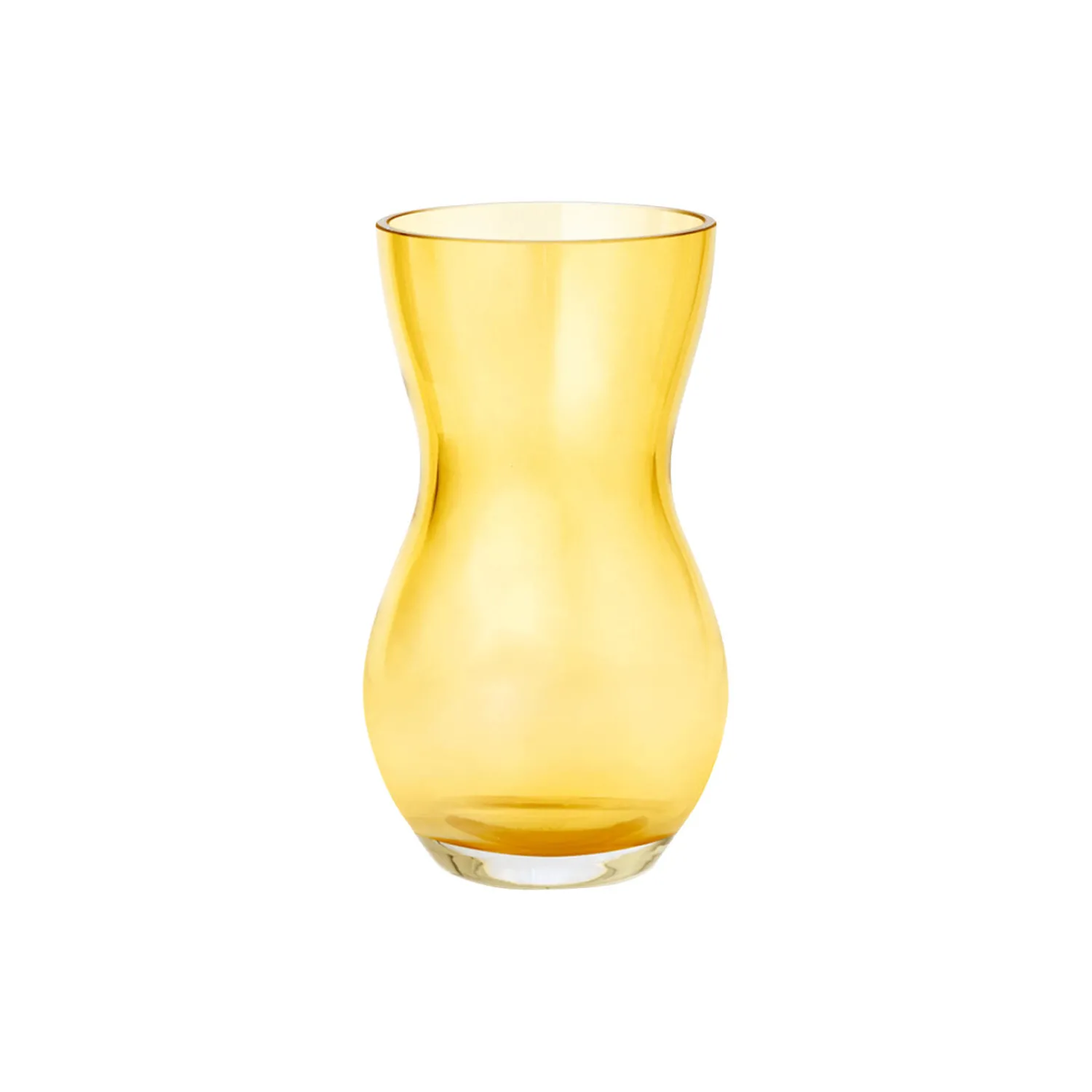 Holmegaard Vaser-Calabas vase, amber
