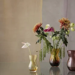 Holmegaard Vaser * Calabas vase, burgundy