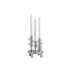 Fritz Hansen Lysestager-Candleholder Large, steel