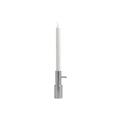 Fritz Hansen Lysestager-Candleholder Single #2, steel