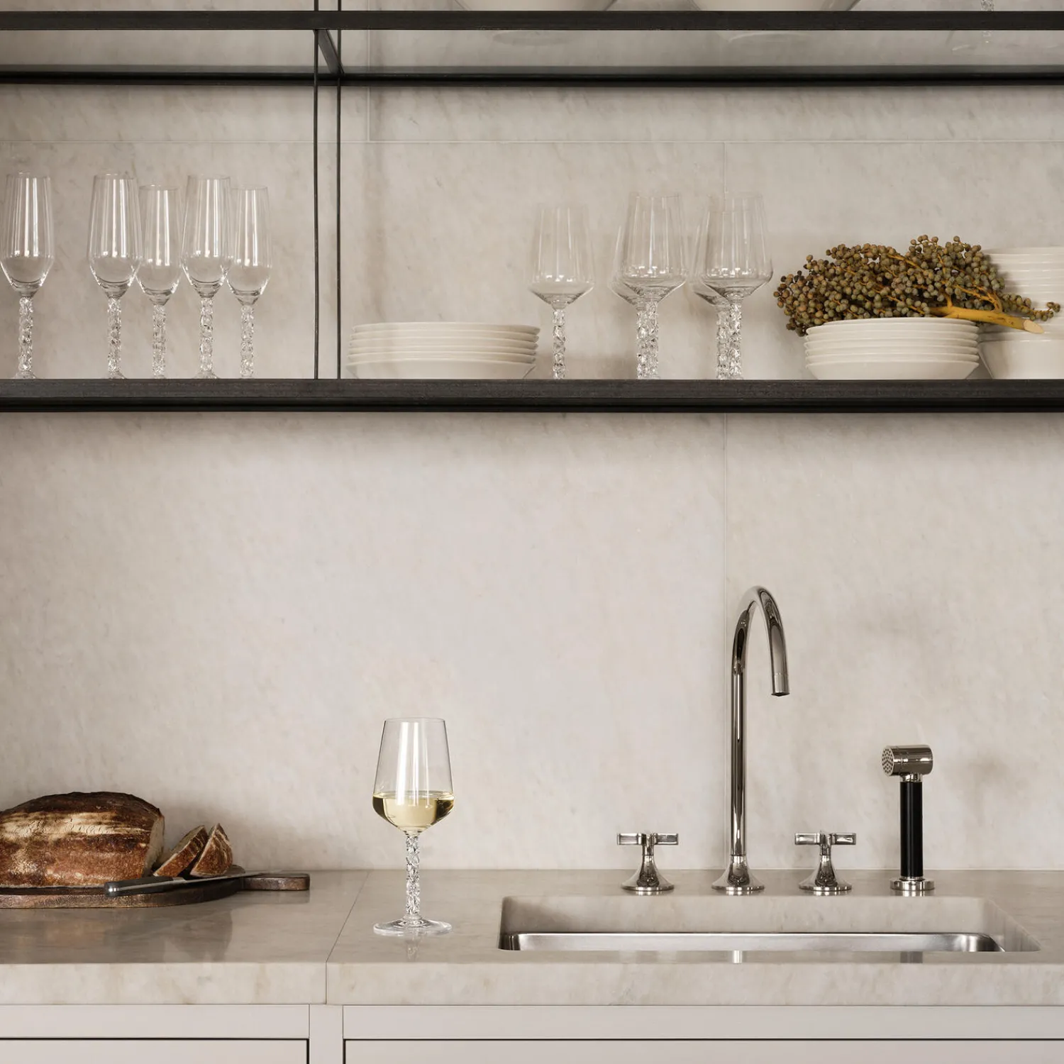 Orrefors Glas * Carat vinglas 2 stk.