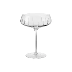 Louise Roe Glas * Champagne Coupe Single Cut