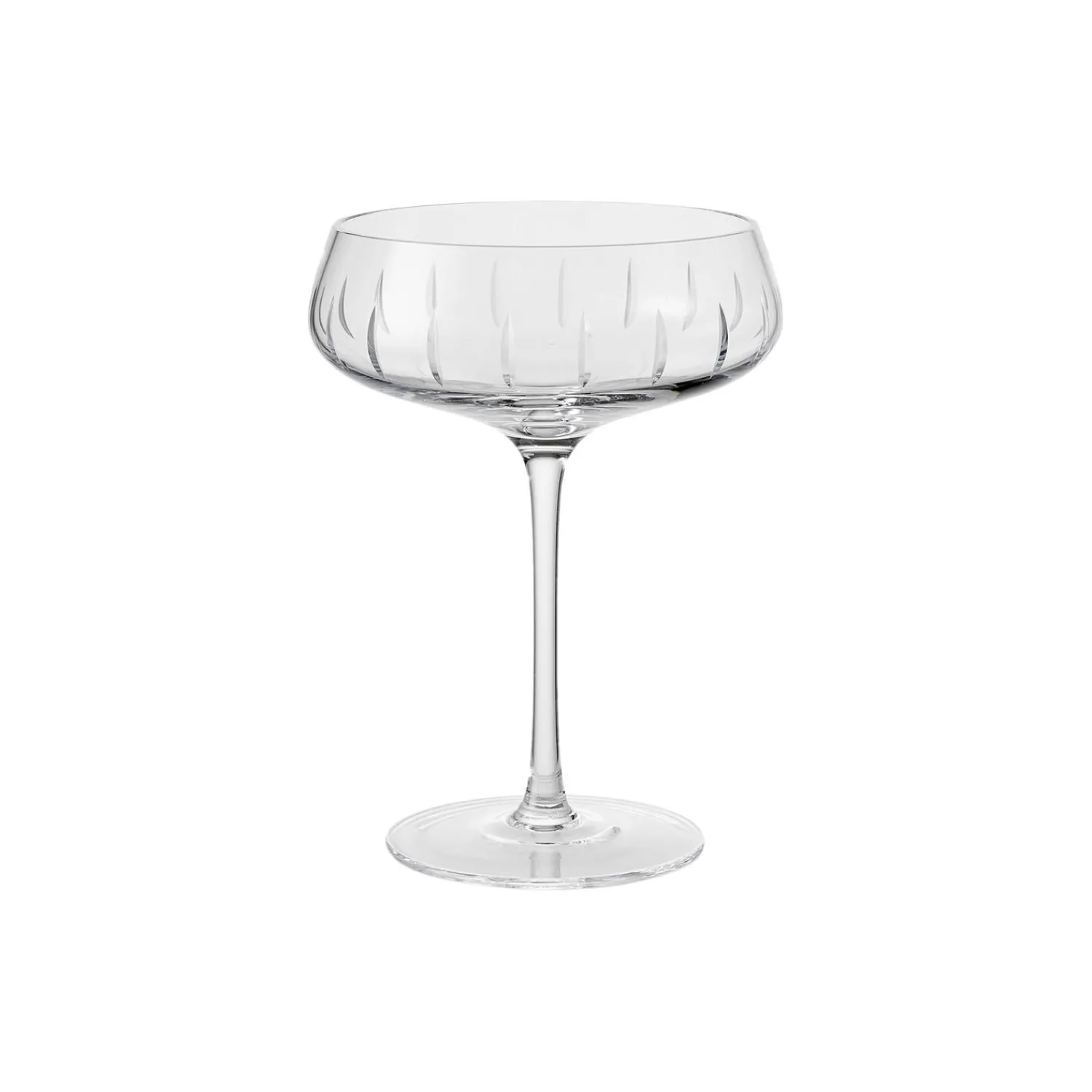 Louise Roe Glas * Champagne Coupe Single Cut