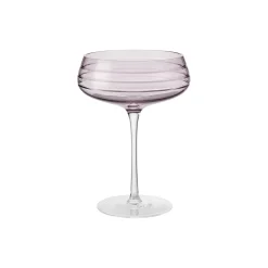 Louise Roe Glas * Champagne Coupe Triple Cut, rose