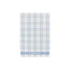 Lexington Køkkentekstiler-Checked Organic Cotton Terry Kitchen Towel, white/blue