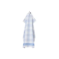Lexington Køkkentekstiler-Checked Organic Cotton Terry Kitchen Towel, white/blue