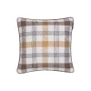 Lexington Pyntepuder & Hynder-Checked Pillow Cover, olive/oat
