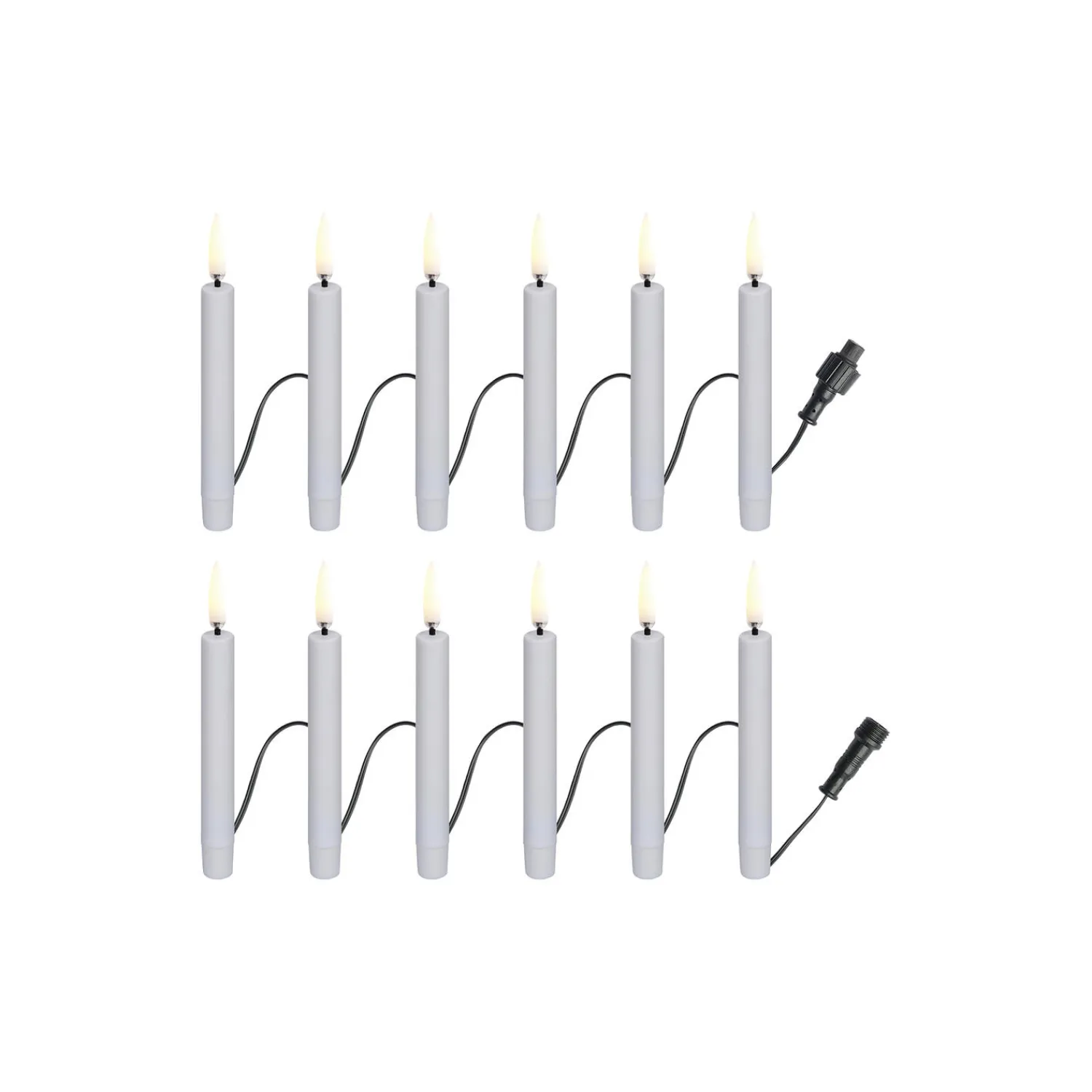 Uyuni Lighting Lys & Duftlys-Christmas string 12 candles Extender, white