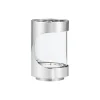 Georg Jensen Lysestager-CHROME CONTOURS Fyrfadsstage