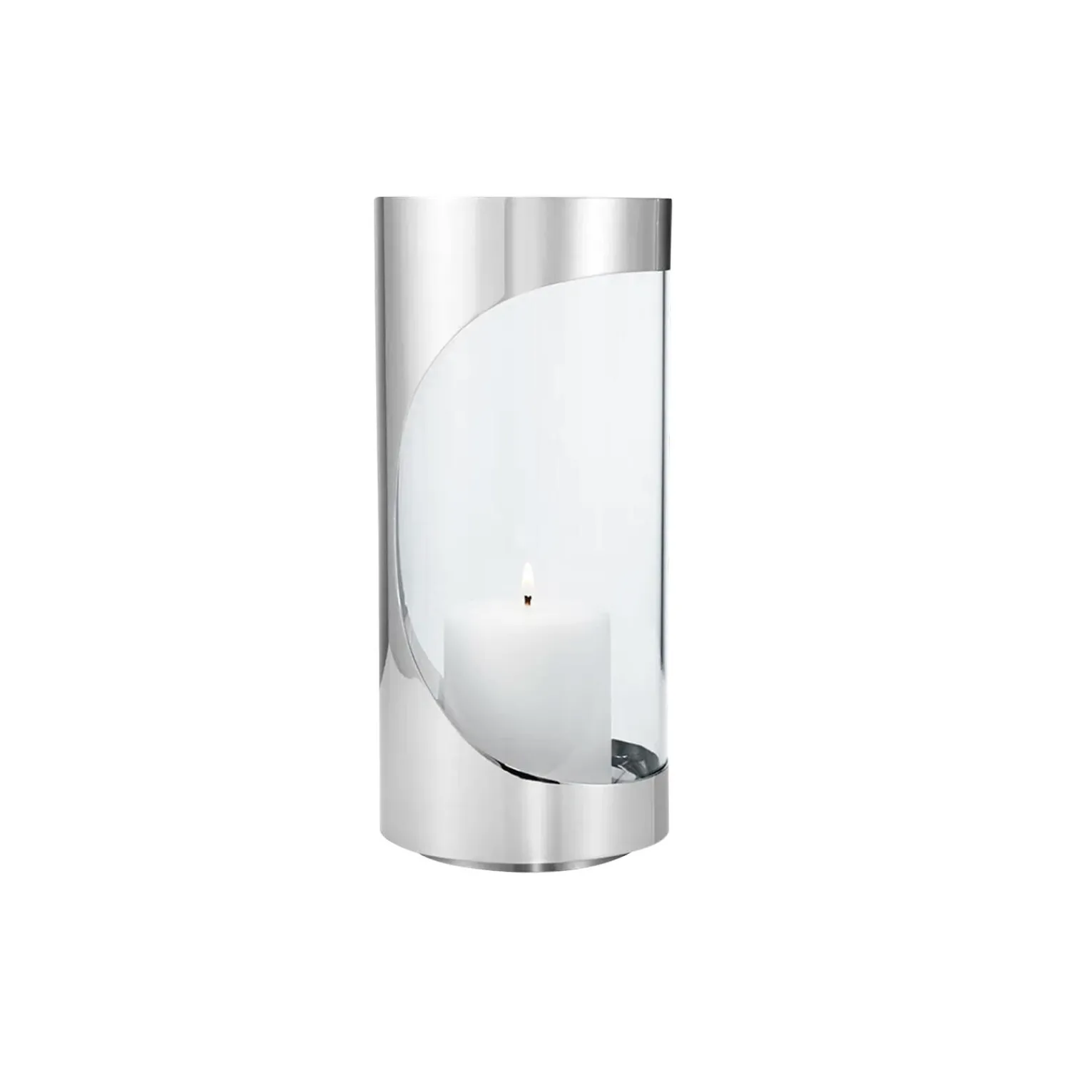 Georg Jensen Lysestager-CHROME CONTOURS Lanterne