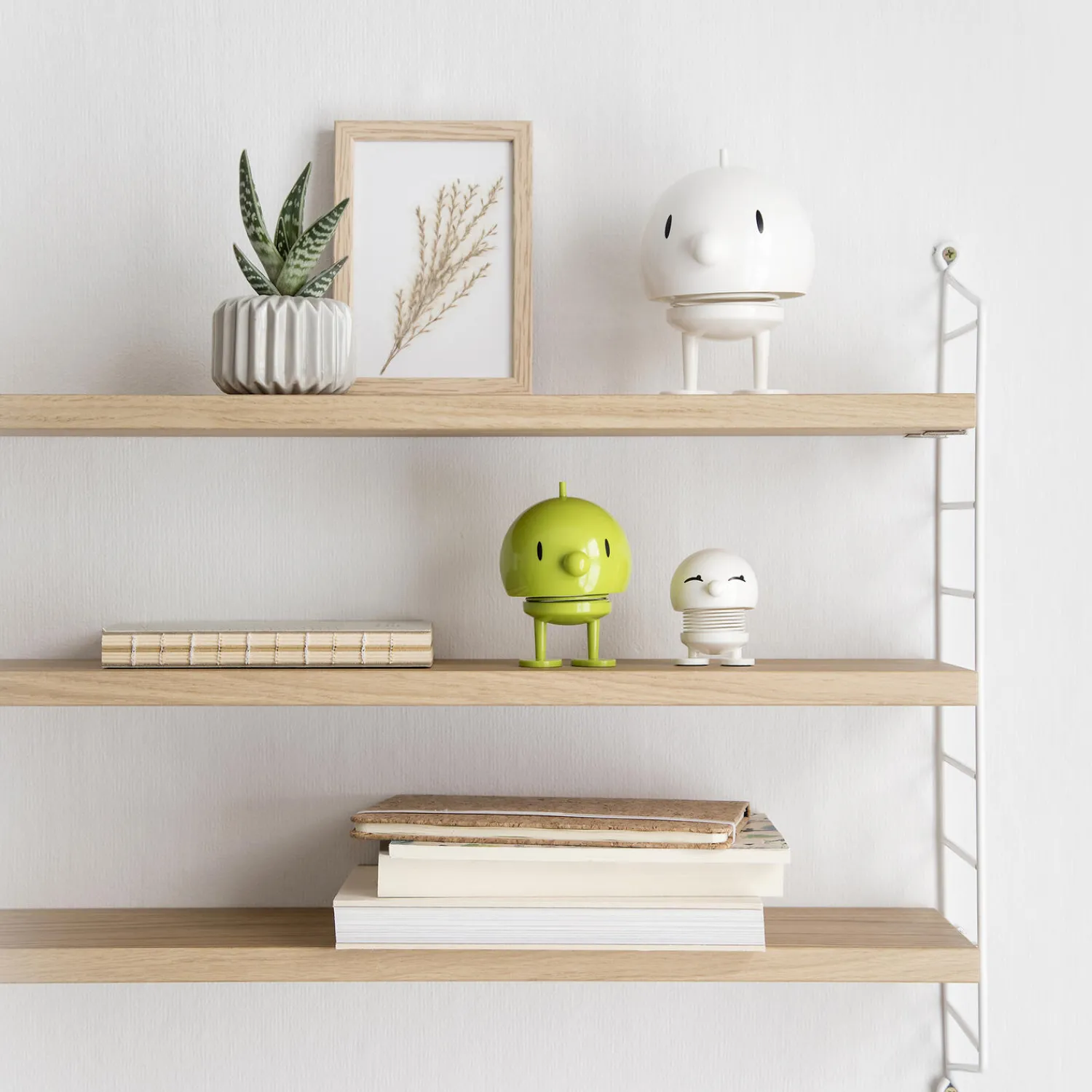 Hoptimist Figurer & Glaskunst-Classic Bimble, white
