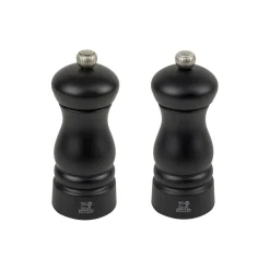 Peugeot Køkkenudstyr * Clermont salt- og peberkværnsæt 13 cm, mat sort