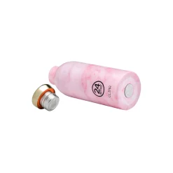 24Bottles To Go-Clima Termoflaske, pink marble