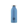 24Bottles To Go-Clima Termoflaske Stone Finish, powder blue