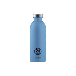24Bottles To Go-Clima Termoflaske Stone Finish, powder blue