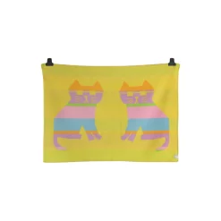 Røros Tweed Plaider * COOL CATS Half Size Throw, multi