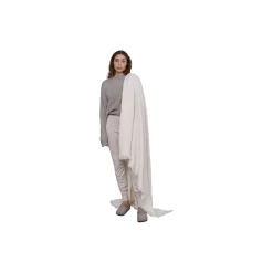 Aiayu Plaider-Cotton plaid, pure ecru