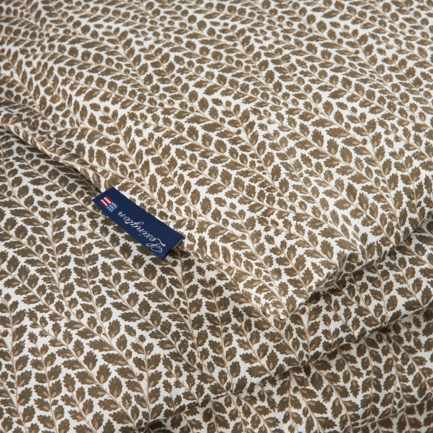 Lexington Sengetøj-Cotton Sateen Bed Set, stone/white/beige