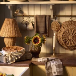 Lexington Køkkentekstiler * Cotton Terry Kitchen Towel, stone/white