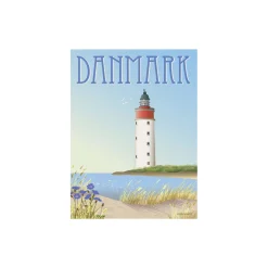 ViSSEVASSE Plakater & Rammer * DANMARK Hvidt Fyr plakat